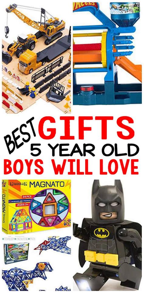 boy birthday gift 5 year old